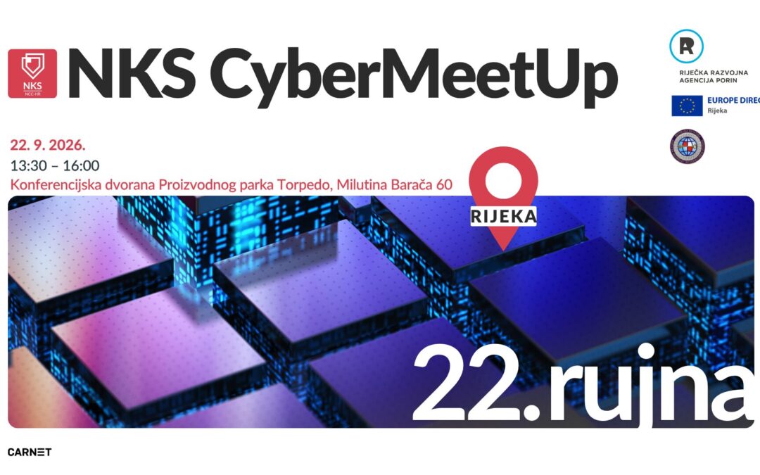 Poziv na CyberMeetUp 22. rujna 2026. u Rijeci